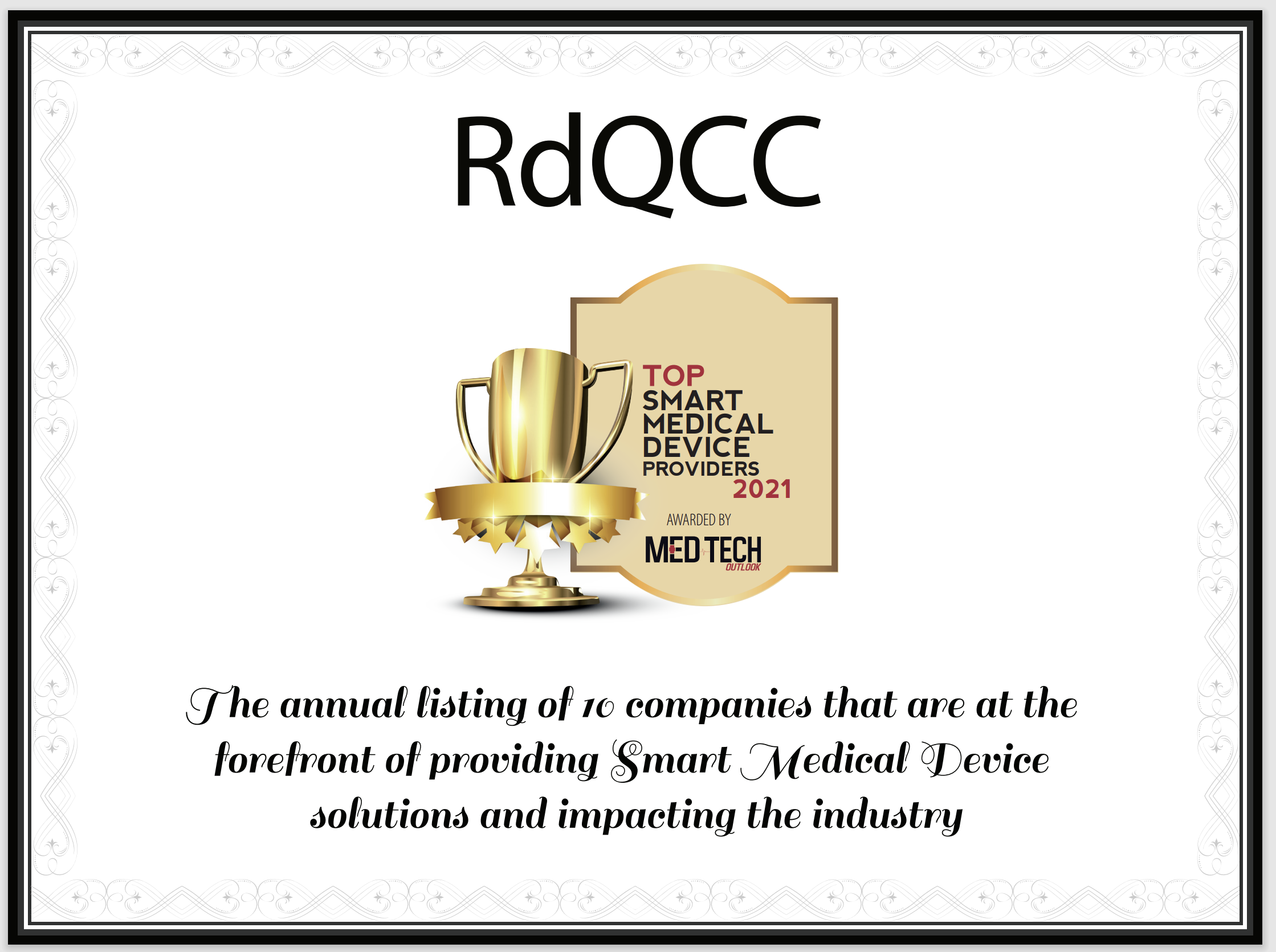 RdQCC Award